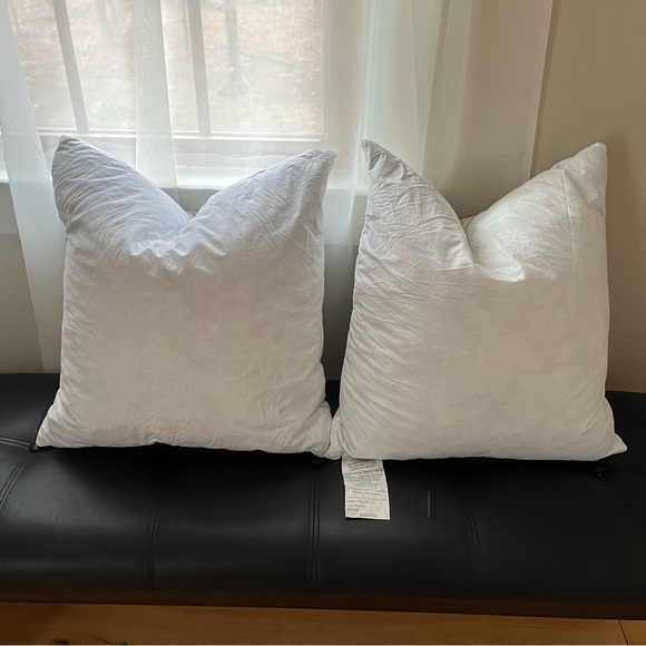 Accents Down Feather Pillow Inserts 2x20 Set Of 2 Poshmark